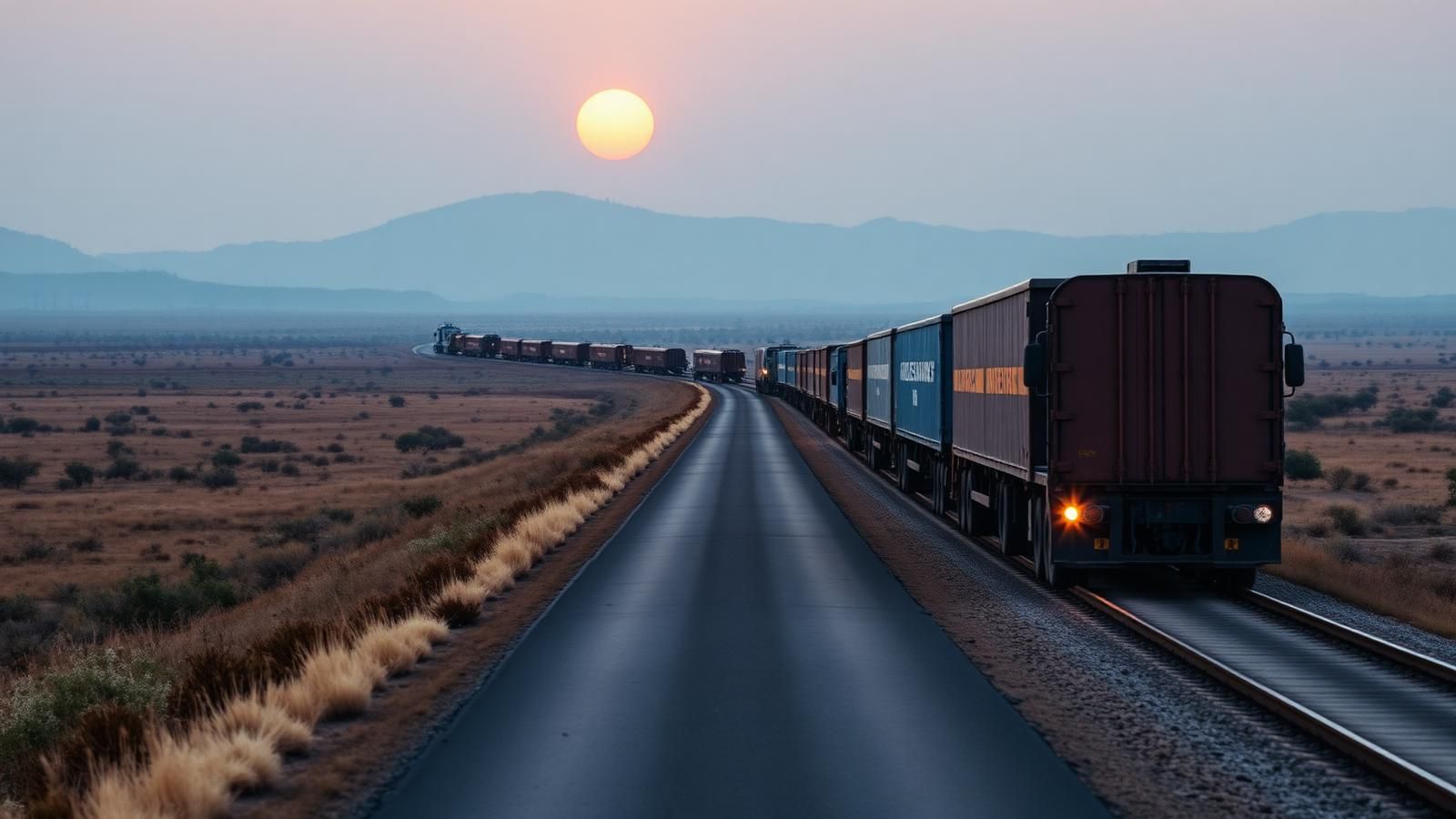 Logística de mercadorias na África Austral: camiões e corredor ferroviário